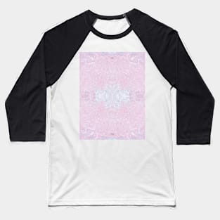 Whirly Swirls in Pink Pattern Baseball T-Shirt